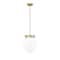 Z-Lite Gideon Pendant, 1-Light, 12.5 In.W x 16 In.H, Modern Gold/Etched Opal 1945P12-MGLD - alternate 6